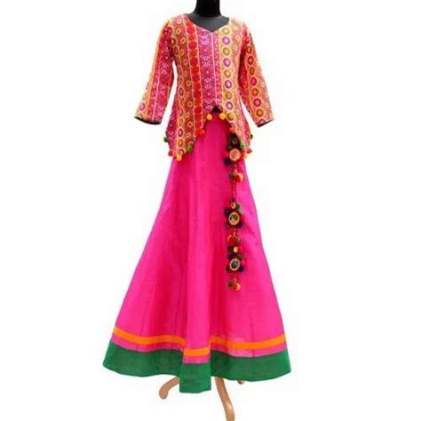 Pink and Green Kids Rajasthani Ghagra Choli at Rs 1890/piece in Gurgaon ...