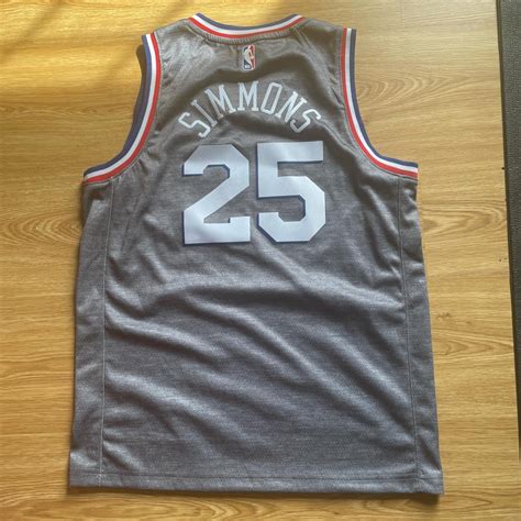 Ben Simmons jersey size large. Dri-fit. About 26.5... - Depop