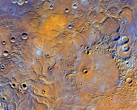 Craters On Mercury Photograph by Nasa/johns Hopkins University Applied ...