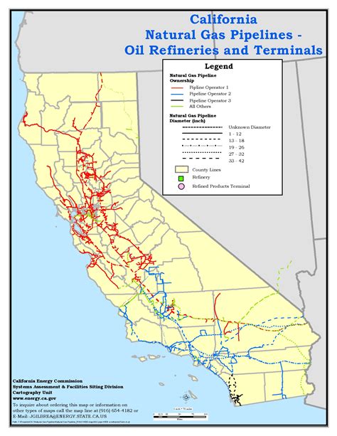 Interstate Natural Gas Pipeline Maps