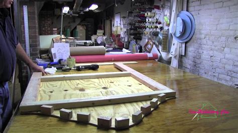 Upholstery How to Build A Headboard Part 1.mov - YouTube