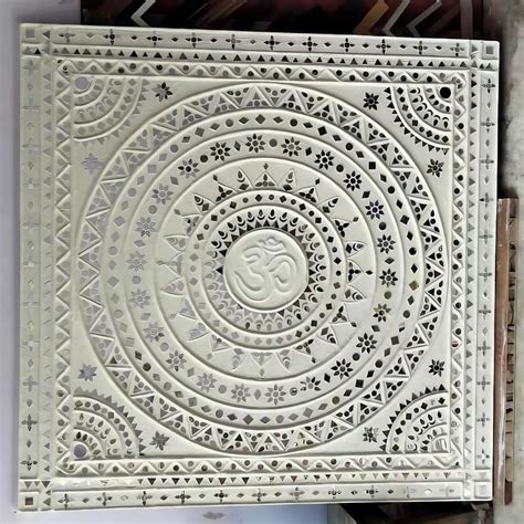 MDF White Lippan Wall Art at Rs 1000 in New Delhi | ID: 25519119597