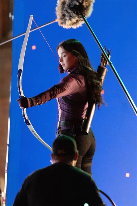 Hailee Steinfeld – ‘Hawkeye’ set in Atlanta – Georgia – GotCeleb