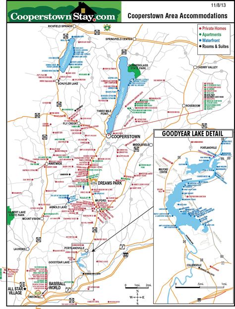 Cooperstown Stay Area Map | Cooperstown dreams park, Cooperstown, Cooperstown new york