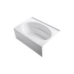 KOHLER Windward 5 ft. Acrylic Right-Hand Drain Rectangular Alcove Soaking Tub in White-K-1113-RA ...