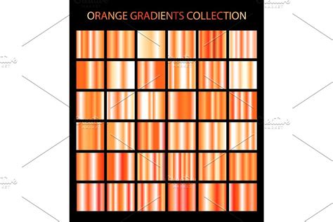 36 vector orange color gradients | Gradient color, Photoshop resources, Gradient