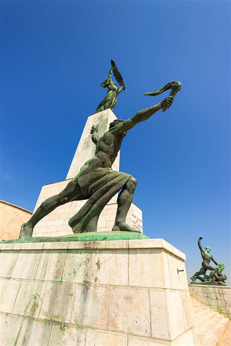 Statues On The Gellert Hill Budapest Hungary Photograph by Matthias Hauser