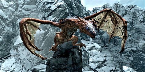 Skyrim Dragon Manages to Toss a Mammoth Like A Ragdoll