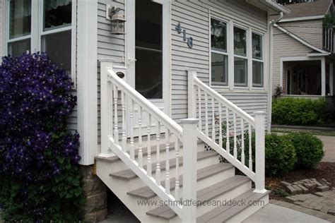 Schmidt Fence & Deck | Outdoor stair railing, Outdoor stairs, Railings ...