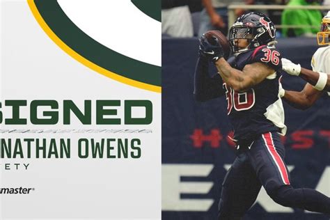 Packers sign S Jonathan Owens