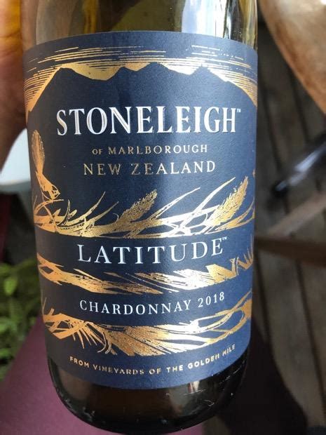 2018 Stoneleigh Chardonnay Latitude, New Zealand, South Island ...