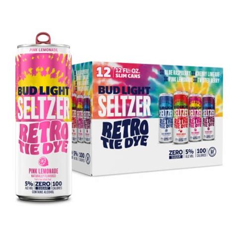 Bud Light Hard Seltzer Gluten Free Retro Tie Dye Variety Pack, 12 pk / 12 fl oz - Fry’s Food Stores