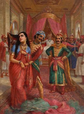 Raja Ravi Varma | Draupadi Vastraharan | MutualArt