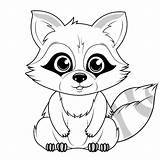 Raccoon Coloring Pages – Coloring Corner sketch template