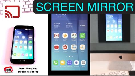 Screen Mirror Android App - Share Your Smartphone Screen to Any Computer - YouTube