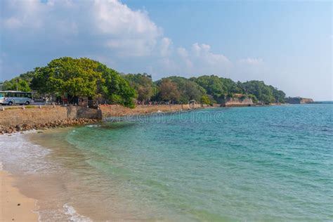 Fort Frederick Overlooking Trincomalee at Sri Lanka Stock Image - Image of stronghold, peninsula ...