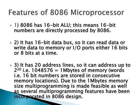 PPT - Intel 8086 Architecture & Programming PowerPoint Presentation ...