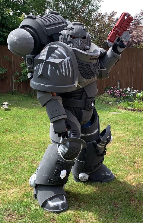 Primaris marine cosplay test suit up before I prepare it for paint! : r/Warhammer40k