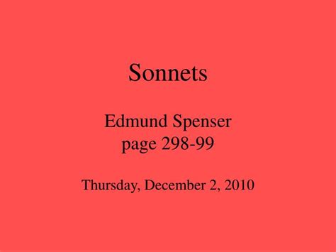 Spenserian sonnet examples by students - chicksleqwer