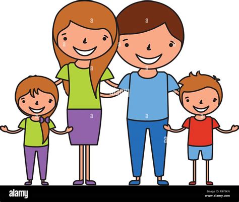 family characters cartoon Stock Vector Image & Art - Alamy