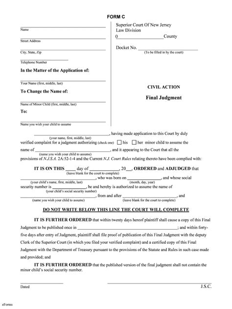 SUPERIOR COURT of NEW JERSEY LAW DIVISION DOCKET NO ATL Form - Fill Out ...