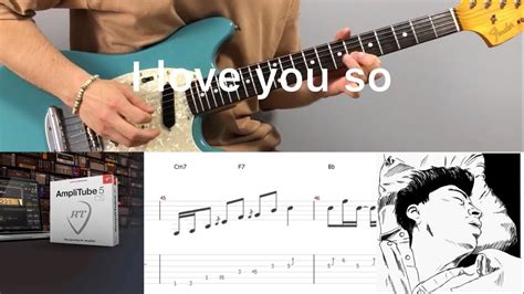 The Walters - I love you so (guitar cover with tab, tutorial, gear ...