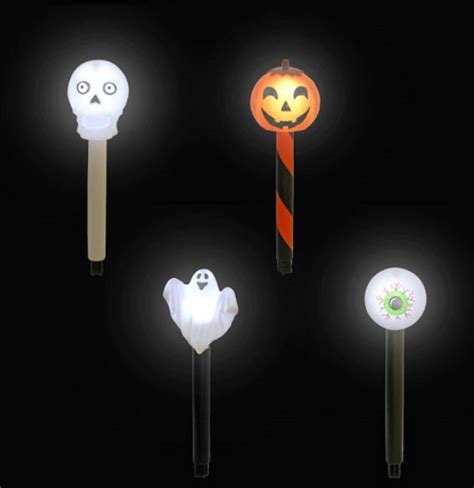 Halloween Solar Stake Lights Pumpkins Ghost Skulls - Etsy