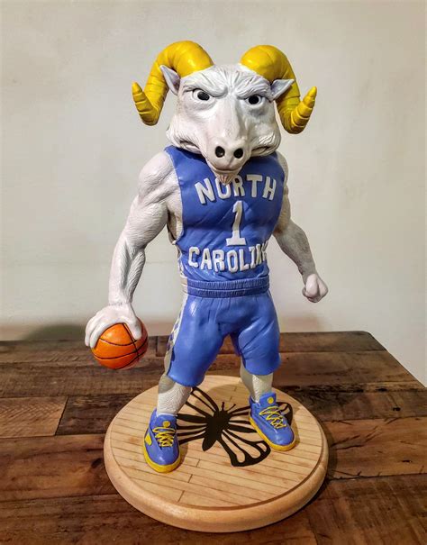 My sculpt of Rameses the Tarheels mascot (album in comments) : r/Sculpey