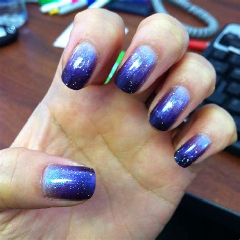 purple gradient nails. Gradient Nails, Neat, Nail Polish, Nail Art ...