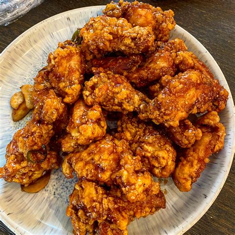 Homemade korean fried chicken