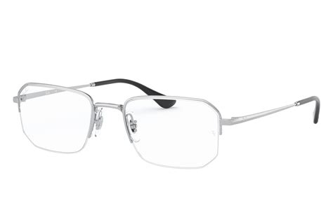 Rb6449 Optics Eyeglasses with Silver Frame - RB6449 | Ray-Ban®