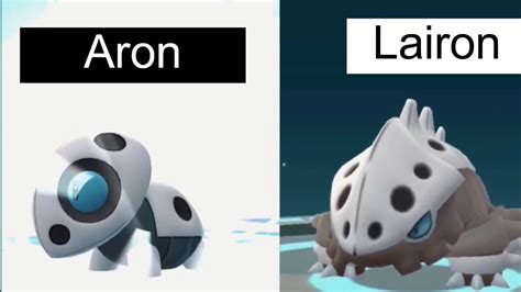 Aron Evolution - How To Evolve Lairon? Aron Evolves Into Lairon Turn ...