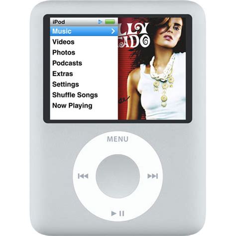 Apple iPod nano 3rd Gen 4GB (Silver) \A978LL/A B&H Photo Video