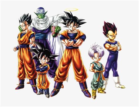 Dragon Ball Z Characters Png Image Free Stock - Goku Vegeta Gohan ...