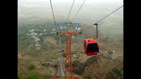 ROPEWAY (URAN KHATOLA) OF PAVAGADH MAHAKALI SHAKTHPEETH TEMPLE 2018 ...