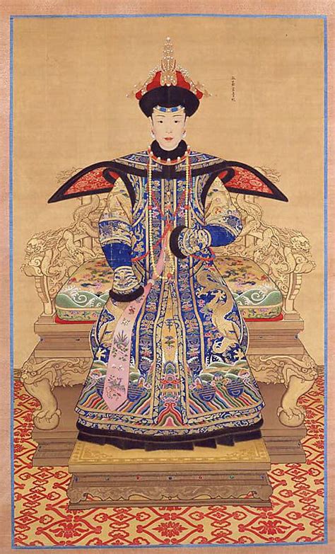 Portrait of a Qianlong Empress Unidentified Artist Period: Qing dynasty (1644–1911) Date: 19th ...