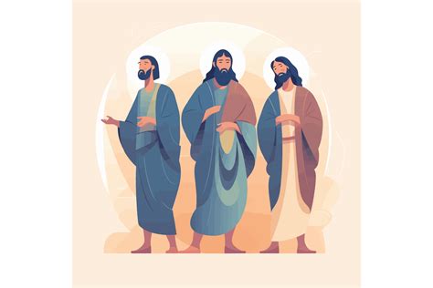 Jesus and Disciples Minimalist Vector 11 Graphic by Evoke City ...