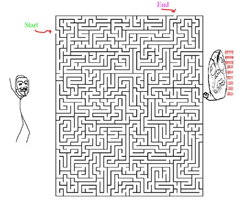 The nearly Impossible Maze