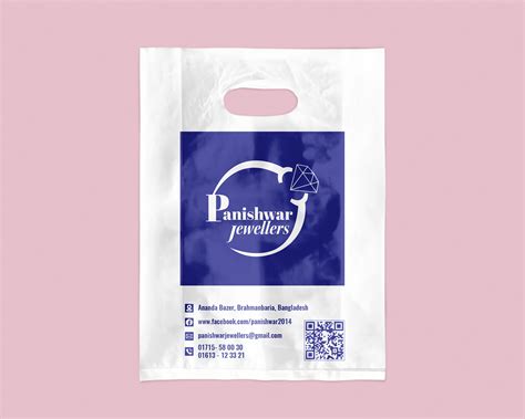 Plastic Shopping Bag Design, D-cut shopping bag design :: Behance