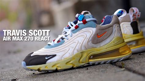 TRAVIS SCOTT Nike AIR MAX 270 React Cactus Trail REVIEW & GIVEAWAY ...