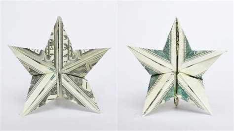 Money STAR Origami Dollar Tutorial DIY Christmas decoration Idea ...