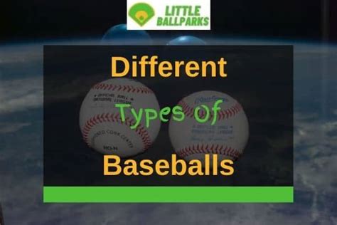 7 Different Types Of Baseballs By Age And For Training! | Little Ballparks