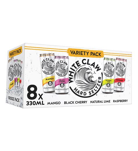 Variety Pack | 8 x 330ml – White Claw Hard Seltzer