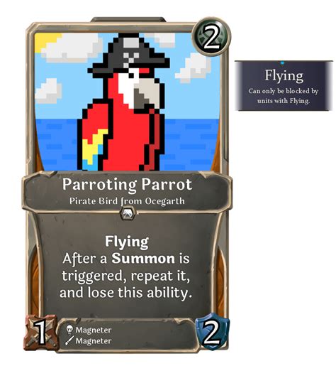 [Update] Parroting Parrot (+1 HP) : r/collectivecg