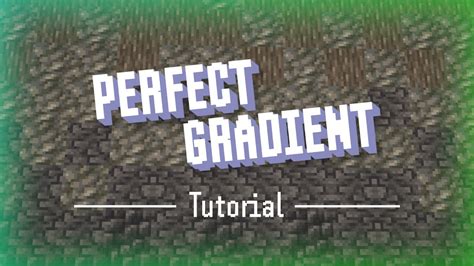 How to Create the *Perfect* Minecraft Gradient - FULL GUIDE - YouTube