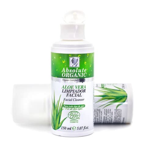 Absolute Organic Aloe Vera Facial Cleanser for All Skin Anti-Aging Natural Ultra # ...