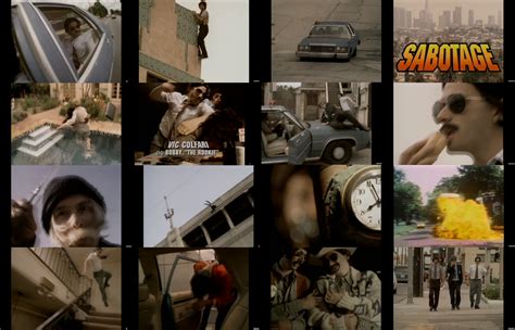 A2 Media Coursework Portfolio: Beastie Boys - Sabotage Music Video Analysis