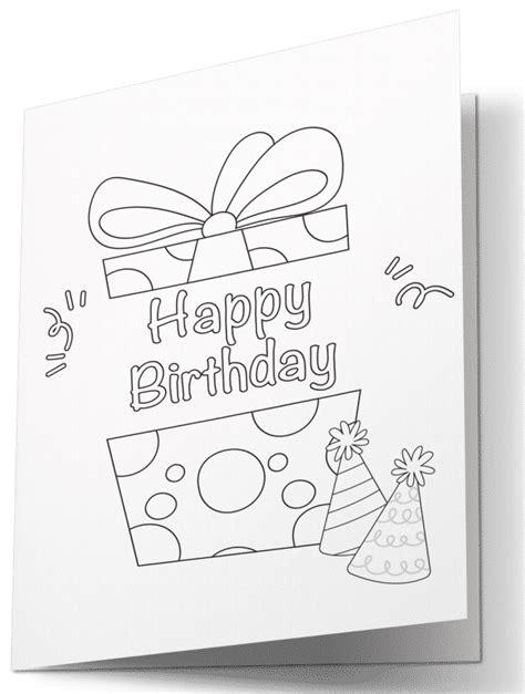 3 Free Happy Birthday Printable Cards To Color Freebie Finding Mom ...