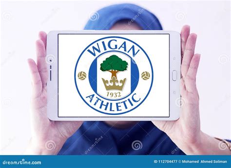 Wigan Athletic F.C. Football Club Logo Editorial Photography - Image of mobile, business: 112704477