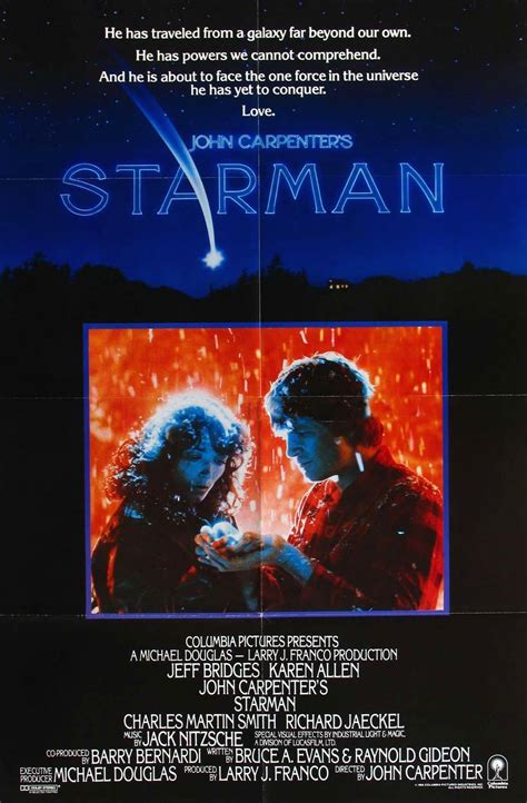 MOVIE POSTERS: STARMAN (1984)